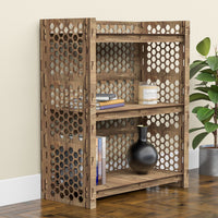 Thumbnail for Honeycomb-S LUX 3-tier Bookshelf Bookcase Shelving Unit