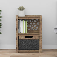 Thumbnail for Arabic Bedside Table Nightstand 1 Drawers [1 BLACK BIN]