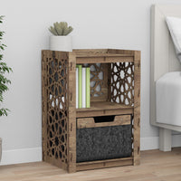 Thumbnail for Arabic Nightstand 1 Drawers [1 BLACK BIN]