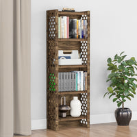 Thumbnail for Mermaid Narrow 5-tier Bookshelf Bookcase Shelving Unit