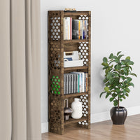 Thumbnail for Mermaid Narrow 5-tier Bookshelf Bookcase Shelving Unit