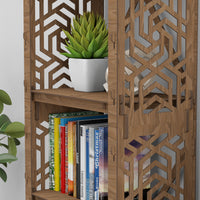 Thumbnail for Solar Narrow X 5-tier Bookshelf Bookcase Shelving Unit