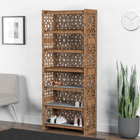 Thumbnail for Tall Wide Entryway Shoe Rack Arabic