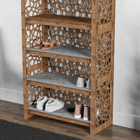 Thumbnail for Tall Wide Entryway Shoe Rack Stones