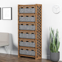 Thumbnail for Honeycomb Tall Wide 18 Drawer Storage Tower [18 SMALL GRAY BINS]