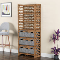 Thumbnail for Brickwall Tall Wide 9 Drawer Storage Tower [9 SMALL GRAY BINS]