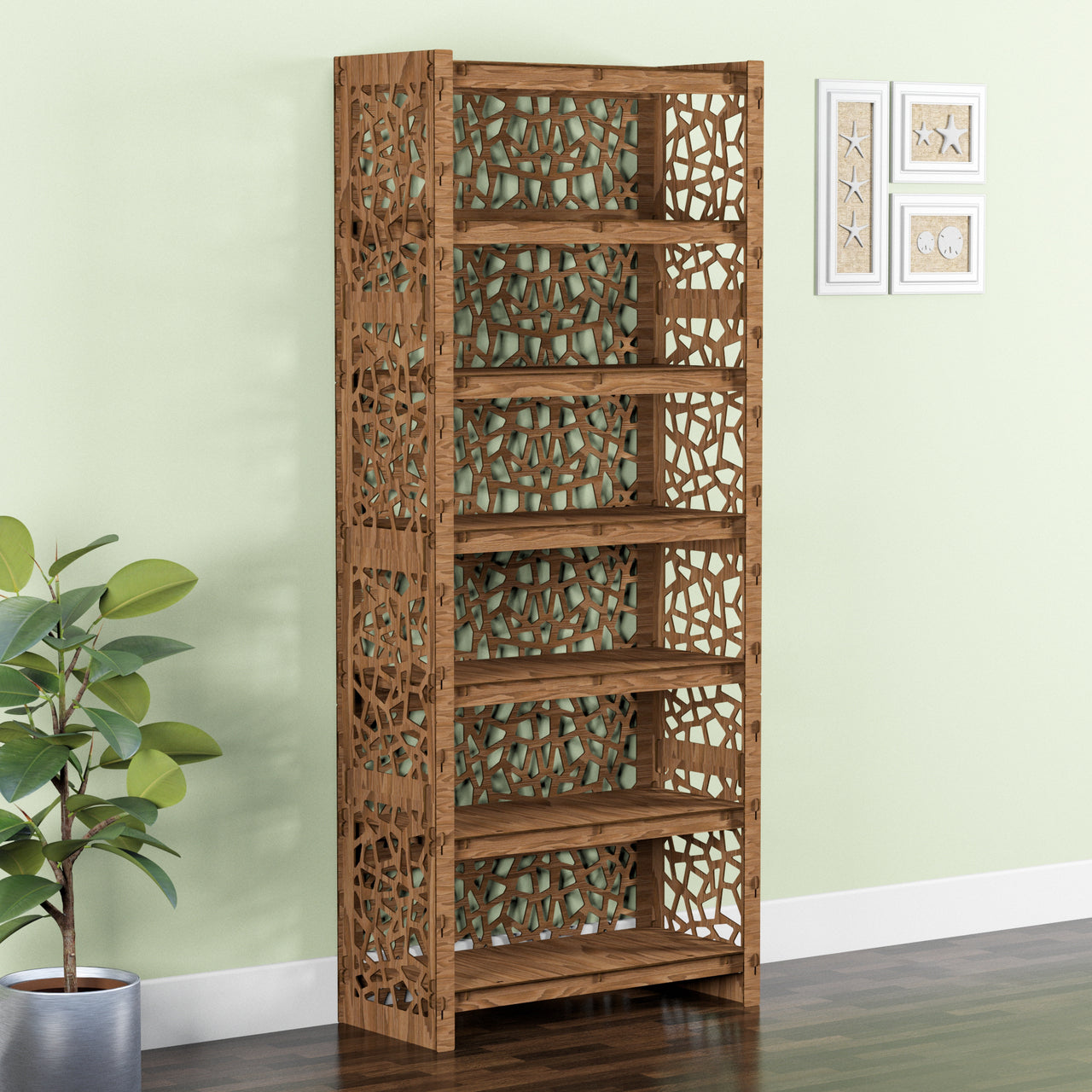 Stones Tall Wide 9 Drawer Storage Tower [9 SMALL BLACK BINS]