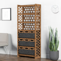 Thumbnail for Honeycomb Tall Wide 9 Drawer Storage Tower [9 SMALL BLACK BINS]