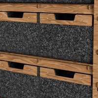 Thumbnail for Arabic Tall Wide 12 Drawer Storage Tower [12 LARGE BLACK BINS]