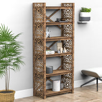 Thumbnail for Solar X 6-tier Bookshelf Bookcase Shelving Unit (No Back)