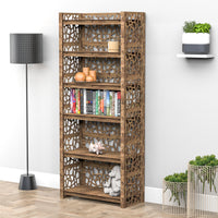 Thumbnail for Stones LUX 6-tier Bookshelf Bookcase Shelving Unit