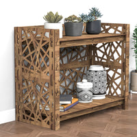 Thumbnail for Crystals LUX 2-tier Bookshelf Bookcase Shelving Unit