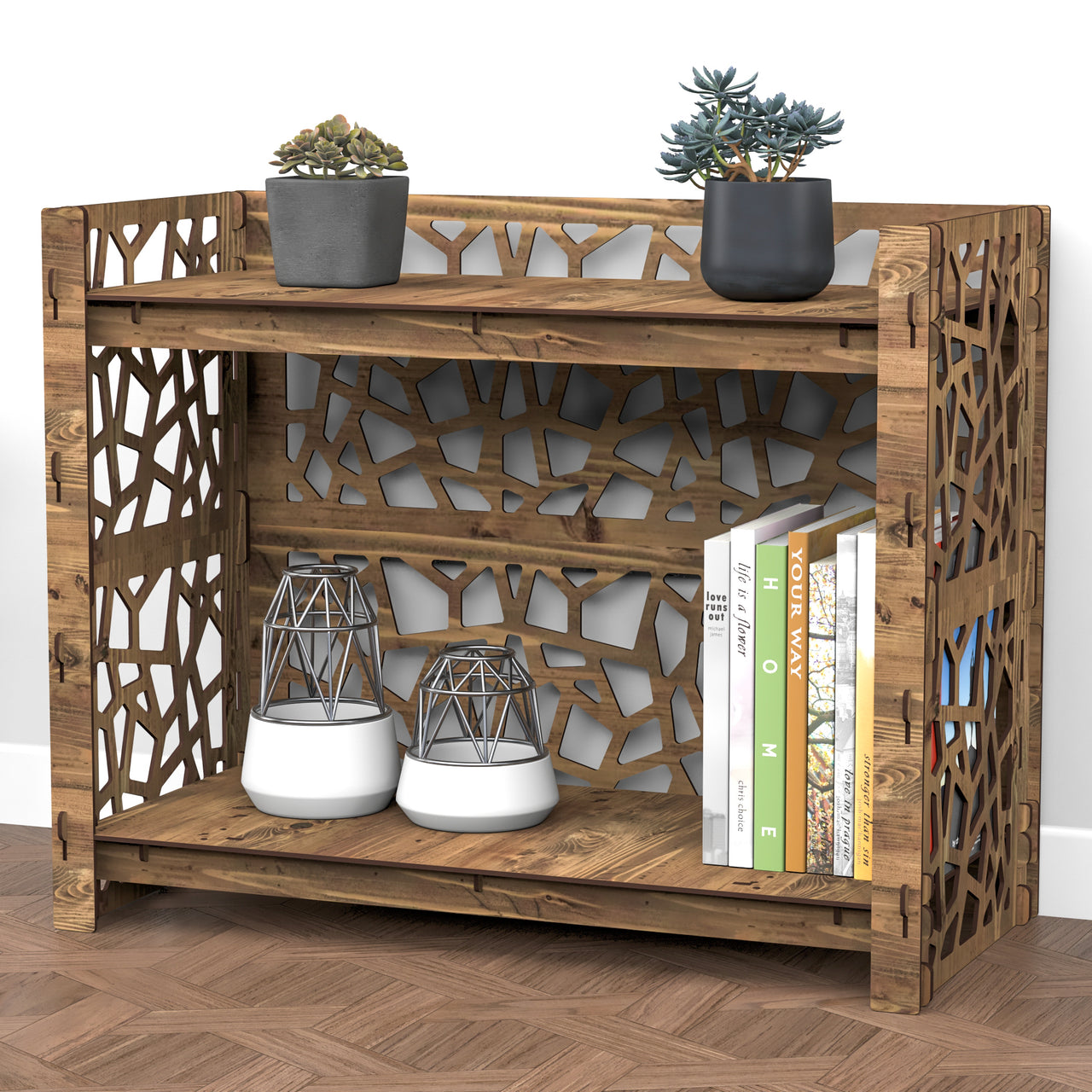 Stones LUX 2-tier Bookshelf Bookcase Shelving Unit