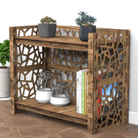 Thumbnail for Stones LUX 2-tier Bookshelf Bookcase Shelving Unit