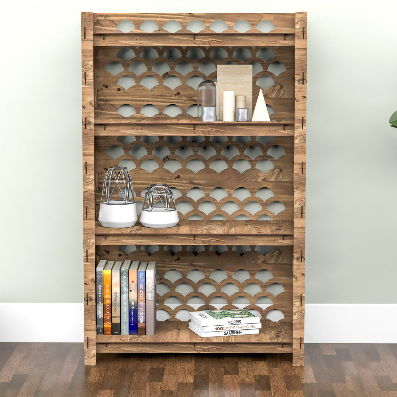 Mermaid LUX 4-tier Bookshelf Bookcase Shelving Unit