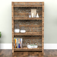 Thumbnail for Solar LUX 4-tier Bookshelf Bookcase Shelving Unit