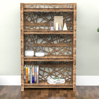 Thumbnail for Crystals LUX 4-tier Bookshelf Bookcase Shelving Unit