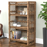 Thumbnail for Honeycomb-S LUX 4-tier Bookshelf Bookcase Shelving Unit