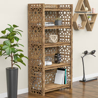 Thumbnail for Arabic X 5-tier Bookshelf Bookcase Shelving Unit