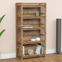 Thumbnail for Honeycomb-S LUX 5-tier Bookshelf Bookcase Shelving Unit