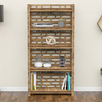 Thumbnail for Brickwall LUX 5-tier Bookshelf Bookcase Shelving Unit