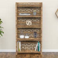 Thumbnail for Arabic X 5-tier Bookshelf Bookcase Shelving Unit