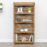 Thumbnail for Solar LUX 5-tier Bookshelf Bookcase Shelving Unit