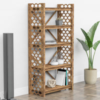 Thumbnail for Mermaid X 5-tier Bookshelf Bookcase Shelving Unit