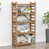 Thumbnail for Ladder X 5-tier Bookshelf Bookcase Shelving Unit