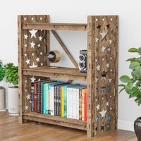 Thumbnail for Stars X 3-tier Bookshelf Bookcase Shelving Unit