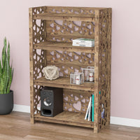 Thumbnail for Hearts LUX 4-tier Bookshelf Bookcase Shelving Unit