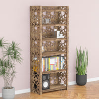 Thumbnail for Hearts LUX 6-tier Bookshelf Bookcase Shelving Unit