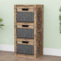 Thumbnail for Solar Thin Slim 3 Drawer Unit [3 BLACK BINS]