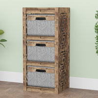 Thumbnail for Solar Thin Slim 3 Drawer Unit [3 GRAY BINS]