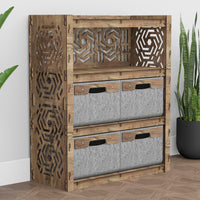 Thumbnail for Solar Dresser 4 Drawers Storage Unit [4 LARGE GRAY BINS]