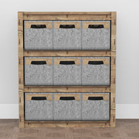 Thumbnail for Arabic Dresser 9 Drawers Storage Unit [9 SMALL GRAY BINS]