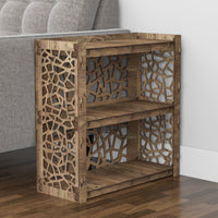 Thumbnail for Stones Side Table, End Table 1 Drawer [1 LARGE BLACK BIN]