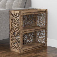 Thumbnail for Crystals Side Table, End Table 1 Drawer [1 LARGE GRAY BIN]