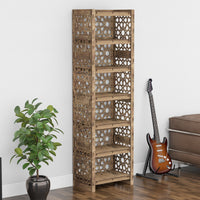 Thumbnail for Arabic Tall 4 Drawer Storage Tower [4 LARGE BLACK BINS]