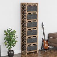 Thumbnail for Honeycomb Tall 12 Drawer Storage Tower [12 SMALL BLACK BINS]