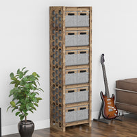 Thumbnail for Honeycomb Tall 12 Drawer Storage Tower [12 SMALL GRAY BINS]