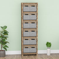 Thumbnail for Crystals Tall 12 Drawer Storage Tower [12 SMALL GRAY BINS]