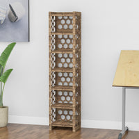 Thumbnail for Honeycomb Tall Narrow Tallboy 3 Drawers Storage Tower [3 BLACK BINS]