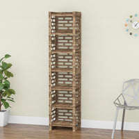 Thumbnail for Brickwall Tall Narrow Tallboy 3 Drawers Storage Tower [3 GRAY BINS]