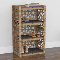 Tall Narrow Shoe Rack Arabic - Hexagonica