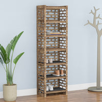 Thumbnail for Tall Entryway Shoe Rack Brickwall