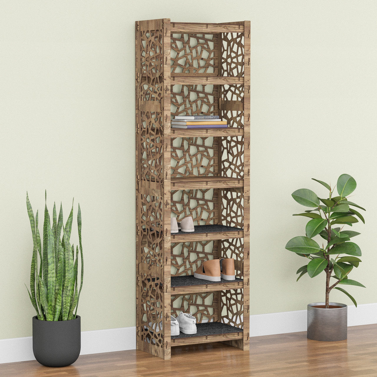 Tall Entryway Shoe Rack Stones