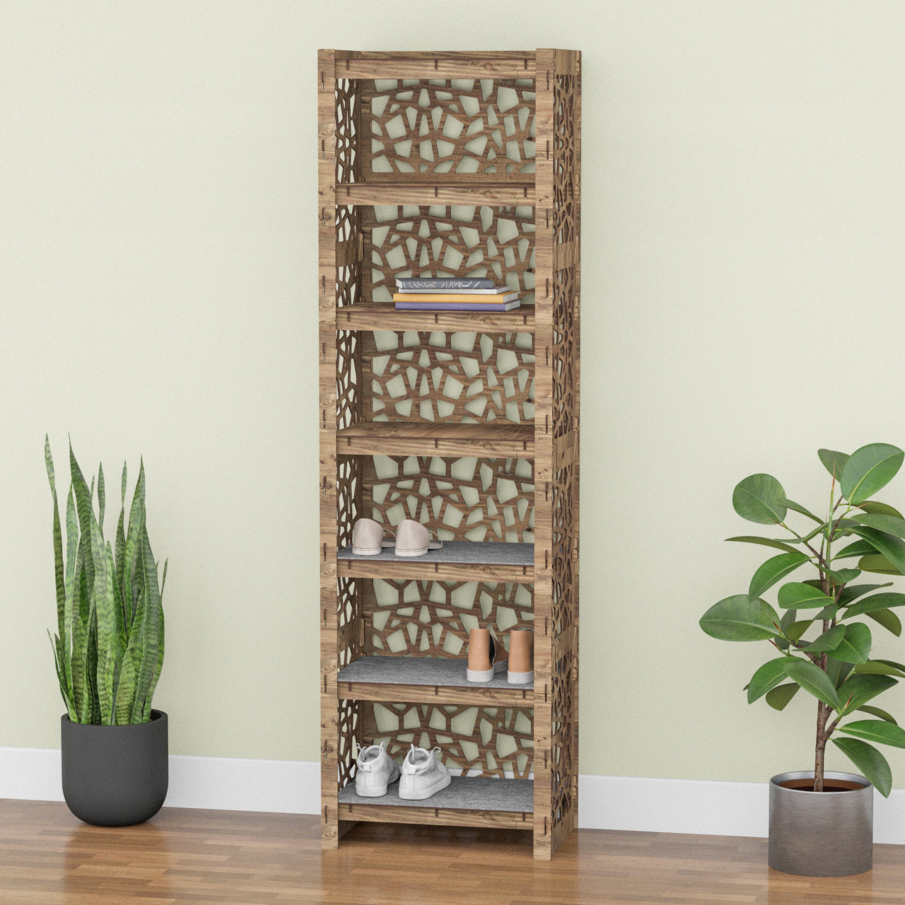 Tall Entryway Shoe Rack Stones