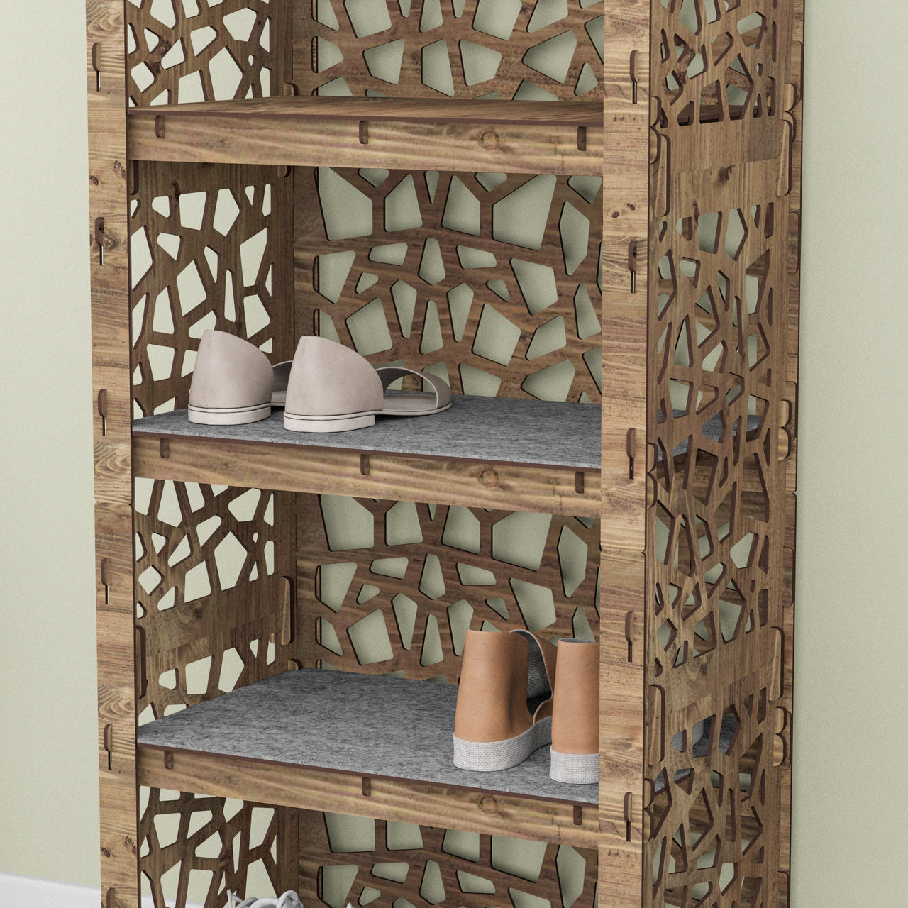 Tall Entryway Shoe Rack Stones