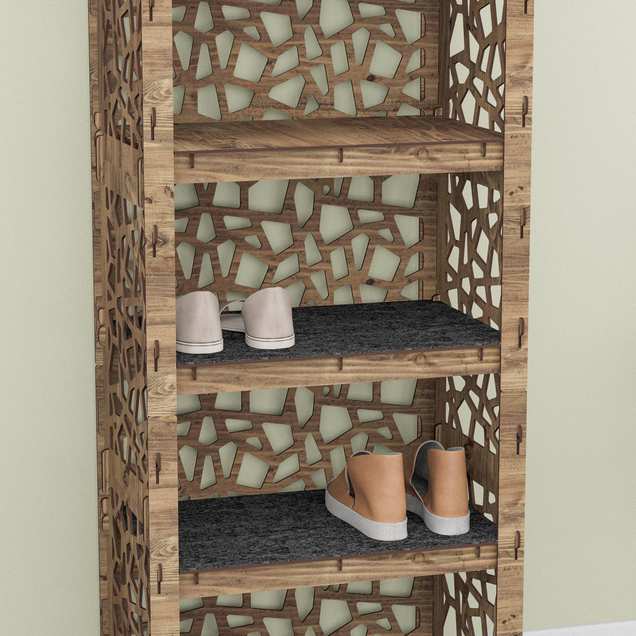 Tall Entryway Shoe Rack Stones